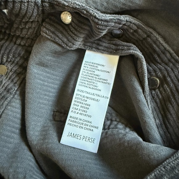 James Perse Corduroy Wide Leg Pants - Picture 11 of 16